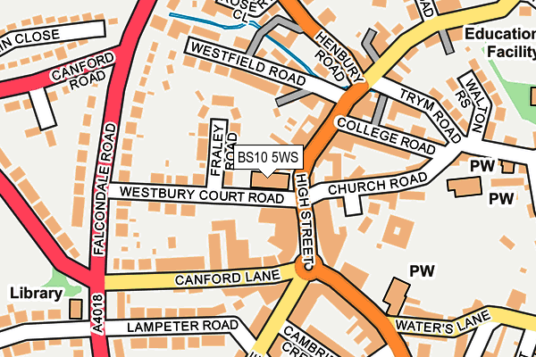 BS10 5WS map - OS OpenMap – Local (Ordnance Survey) BS10 5WS map - OS OpenMap – Local (Ordnance Survey)