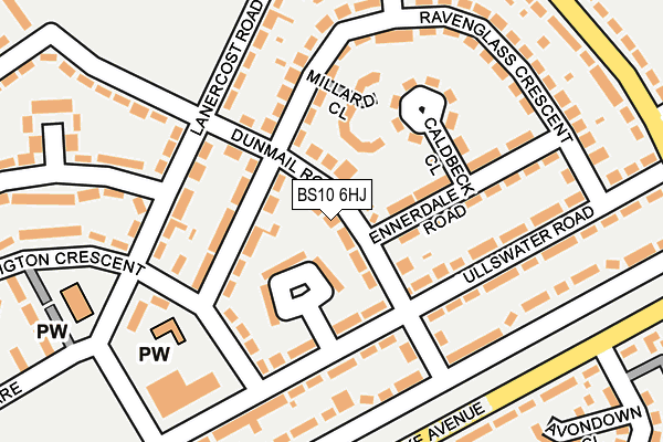 BS10 6HJ map - OS OpenMap – Local (Ordnance Survey) BS10 6HJ map - OS OpenMap – Local (Ordnance Survey)