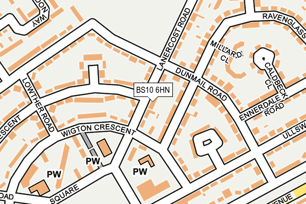 BS10 6HN map - OS OpenMap – Local (Ordnance Survey) BS10 6HN map - OS OpenMap – Local (Ordnance Survey)