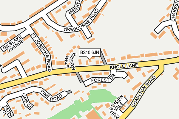 BS10 6JN map - OS OpenMap – Local (Ordnance Survey) BS10 6JN map - OS OpenMap – Local (Ordnance Survey)