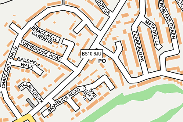 BS10 6JU map - OS OpenMap – Local (Ordnance Survey) BS10 6JU map - OS OpenMap – Local (Ordnance Survey)