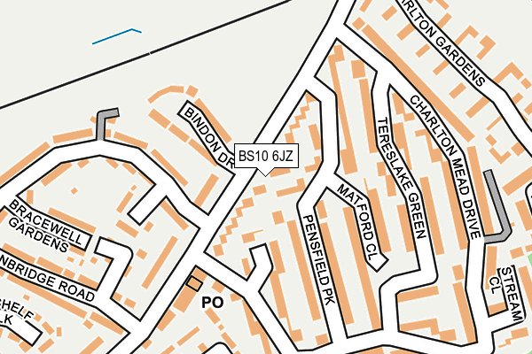 BS10 6JZ map - OS OpenMap – Local (Ordnance Survey) BS10 6JZ map - OS OpenMap – Local (Ordnance Survey)