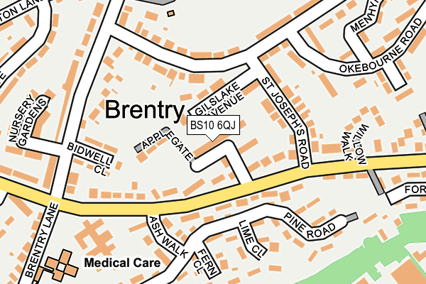 BS10 6QJ map - OS OpenMap – Local (Ordnance Survey) BS10 6QJ map - OS OpenMap – Local (Ordnance Survey)