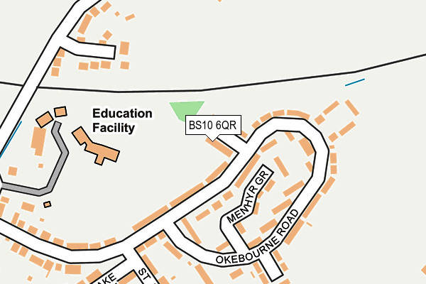 BS10 6QR map - OS OpenMap – Local (Ordnance Survey) BS10 6QR map - OS OpenMap – Local (Ordnance Survey)