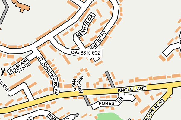 BS10 6QZ map - OS OpenMap – Local (Ordnance Survey) BS10 6QZ map - OS OpenMap – Local (Ordnance Survey)