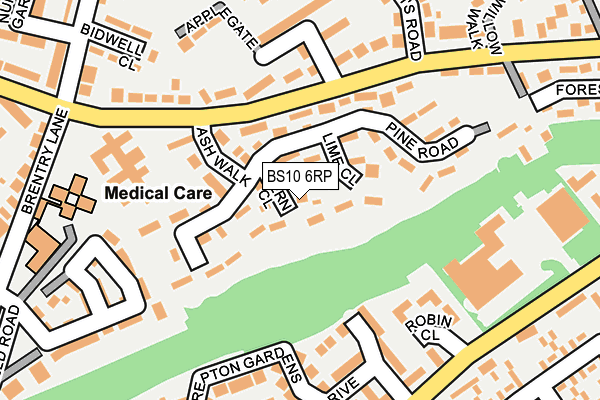 BS10 6RP map - OS OpenMap – Local (Ordnance Survey) BS10 6RP map - OS OpenMap – Local (Ordnance Survey)