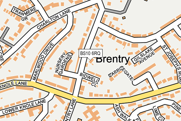 BS10 6RQ map - OS OpenMap – Local (Ordnance Survey) BS10 6RQ map - OS OpenMap – Local (Ordnance Survey)