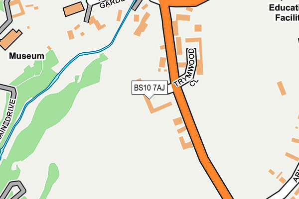 BS10 7AJ map - OS OpenMap – Local (Ordnance Survey) BS10 7AJ map - OS OpenMap – Local (Ordnance Survey)