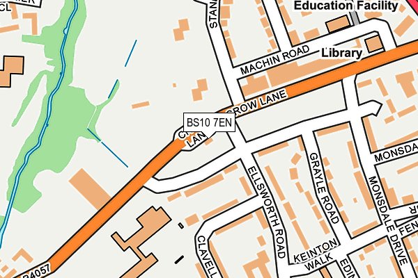 BS10 7EN map - OS OpenMap – Local (Ordnance Survey) BS10 7EN map - OS OpenMap – Local (Ordnance Survey)