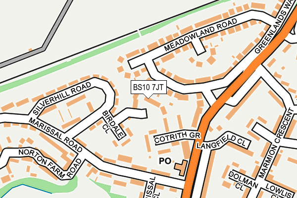 BS10 7JT map - OS OpenMap – Local (Ordnance Survey) BS10 7JT map - OS OpenMap – Local (Ordnance Survey)