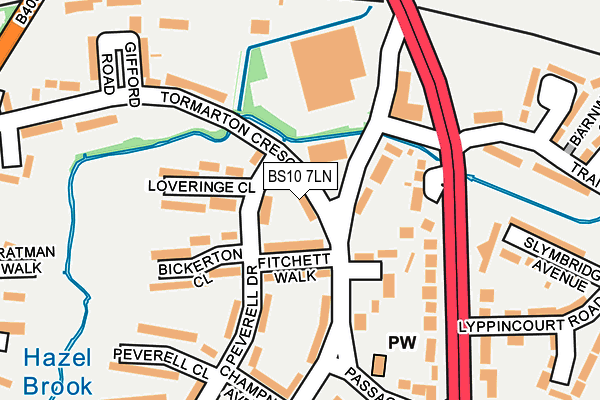 BS10 7LN map - OS OpenMap – Local (Ordnance Survey) BS10 7LN map - OS OpenMap – Local (Ordnance Survey)