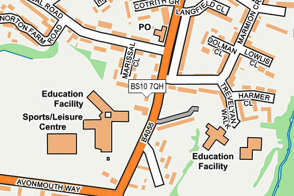 BS10 7QH map - OS OpenMap – Local (Ordnance Survey) BS10 7QH map - OS OpenMap – Local (Ordnance Survey)