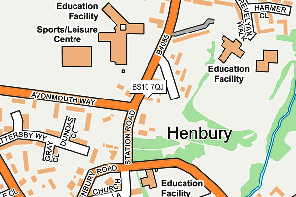 BS10 7QJ map - OS OpenMap – Local (Ordnance Survey)