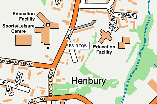 BS10 7QW map - OS OpenMap – Local (Ordnance Survey) BS10 7QW map - OS OpenMap – Local (Ordnance Survey)