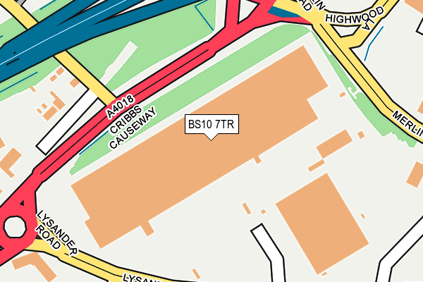 BS10 7TR map - OS OpenMap – Local (Ordnance Survey) BS10 7TR map - OS OpenMap – Local (Ordnance Survey)