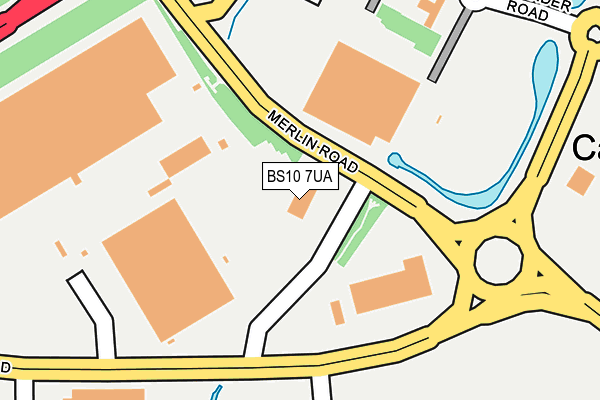 BS10 7UA map - OS OpenMap – Local (Ordnance Survey) BS10 7UA map - OS OpenMap – Local (Ordnance Survey)