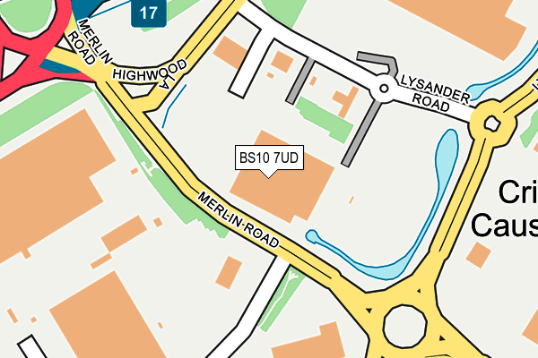 BS10 7UD map - OS OpenMap – Local (Ordnance Survey) BS10 7UD map - OS OpenMap – Local (Ordnance Survey)