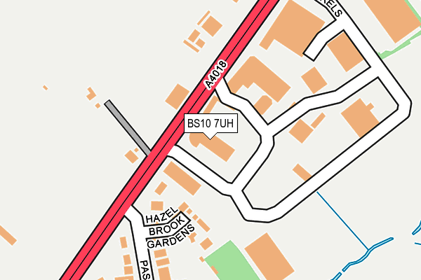 BS10 7UH map - OS OpenMap – Local (Ordnance Survey) BS10 7UH map - OS OpenMap – Local (Ordnance Survey)