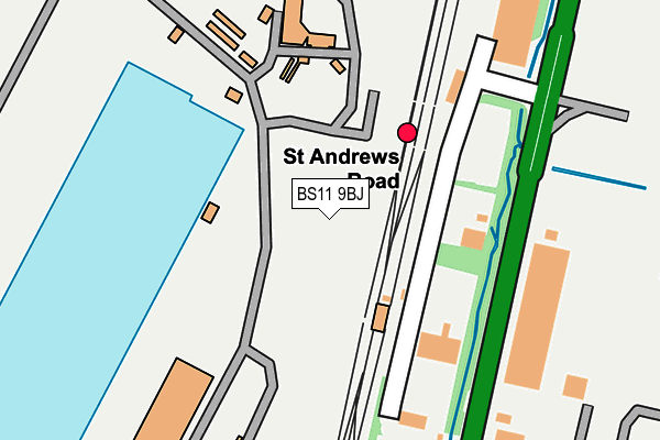 BS11 9BJ map - OS OpenMap – Local (Ordnance Survey) BS11 9BJ map - OS OpenMap – Local (Ordnance Survey)