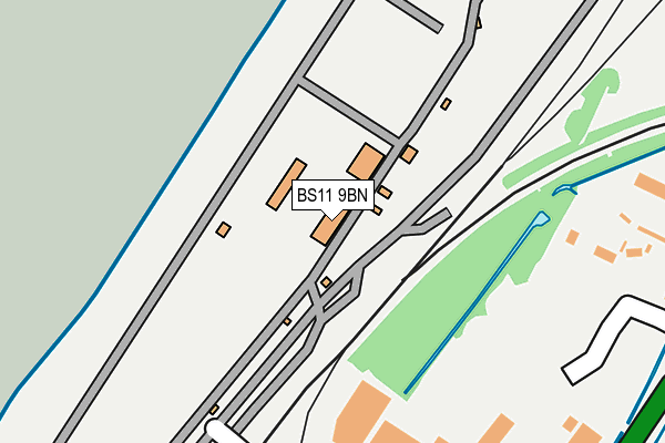 BS11 9BN map - OS OpenMap – Local (Ordnance Survey) BS11 9BN map - OS OpenMap – Local (Ordnance Survey)