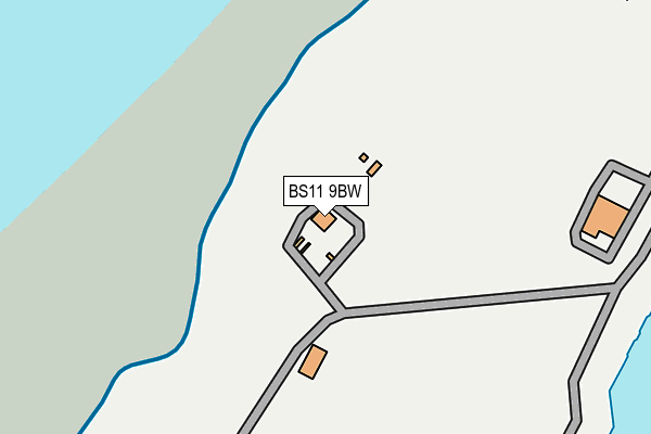 BS11 9BW map - OS OpenMap – Local (Ordnance Survey)