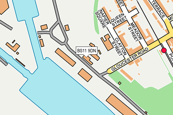 BS11 9DN map - OS OpenMap – Local (Ordnance Survey) BS11 9DN map - OS OpenMap – Local (Ordnance Survey)