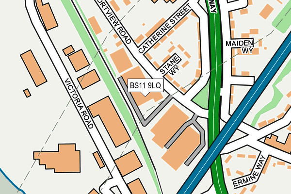 BS11 9LQ map - OS OpenMap – Local (Ordnance Survey) BS11 9LQ map - OS OpenMap – Local (Ordnance Survey)