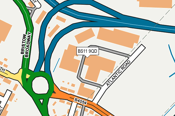 BS11 9QD map - OS OpenMap – Local (Ordnance Survey) BS11 9QD map - OS OpenMap – Local (Ordnance Survey)