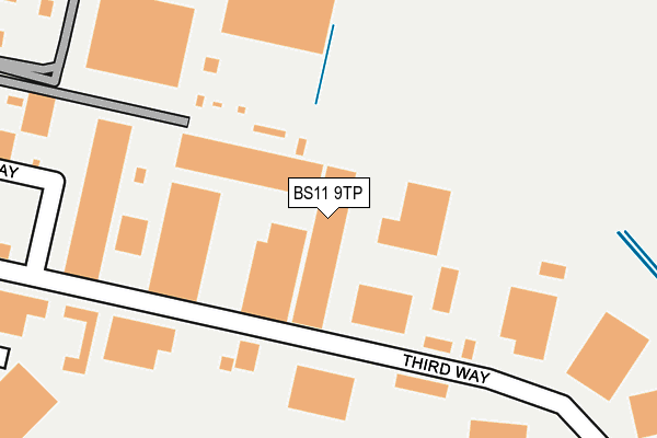BS11 9TP map - OS OpenMap – Local (Ordnance Survey) BS11 9TP map - OS OpenMap – Local (Ordnance Survey)