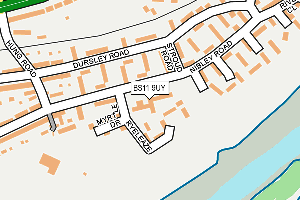 BS11 9UY map - OS OpenMap – Local (Ordnance Survey) BS11 9UY map - OS OpenMap – Local (Ordnance Survey)