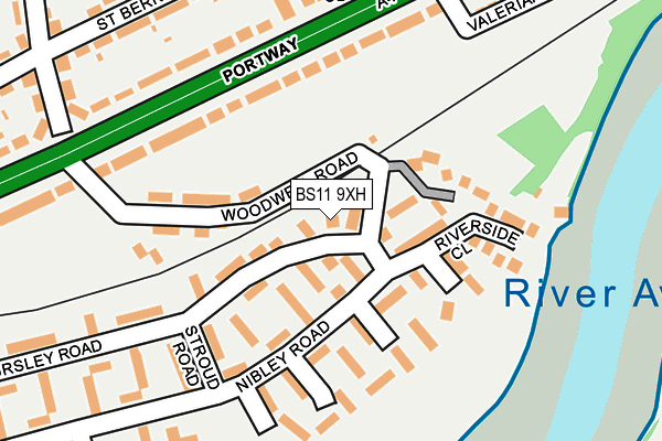 BS11 9XH map - OS OpenMap – Local (Ordnance Survey) BS11 9XH map - OS OpenMap – Local (Ordnance Survey)
