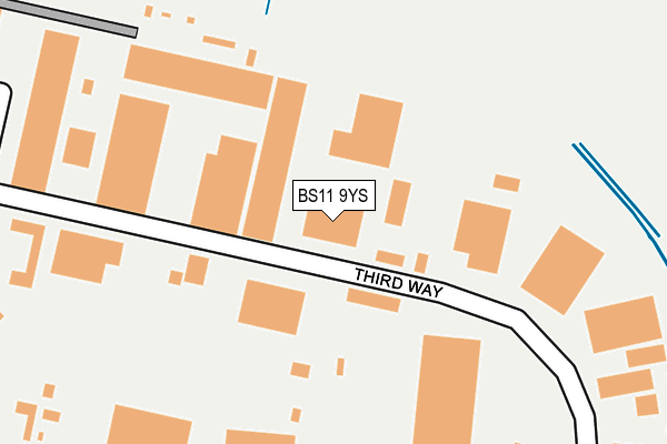 BS11 9YS map - OS OpenMap – Local (Ordnance Survey) BS11 9YS map - OS OpenMap – Local (Ordnance Survey)