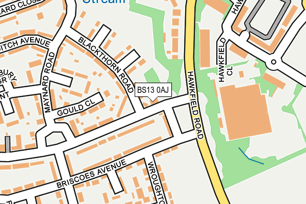 BS13 0AJ map - OS OpenMap – Local (Ordnance Survey) BS13 0AJ map - OS OpenMap – Local (Ordnance Survey)