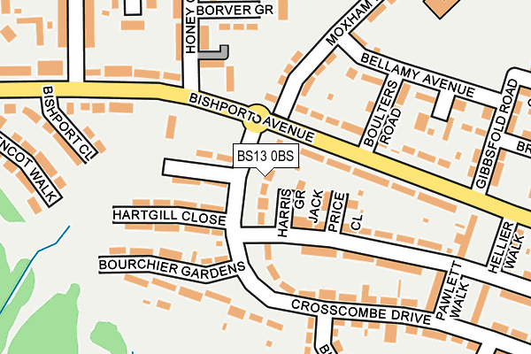 BS13 0BS map - OS OpenMap – Local (Ordnance Survey) BS13 0BS map - OS OpenMap – Local (Ordnance Survey)