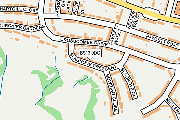 BS13 0DG map - OS OpenMap – Local (Ordnance Survey) BS13 0DG map - OS OpenMap – Local (Ordnance Survey)