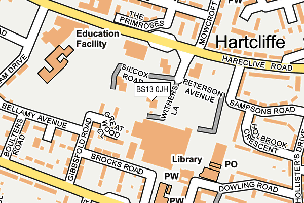 BS13 0JH map - OS OpenMap – Local (Ordnance Survey) BS13 0JH map - OS OpenMap – Local (Ordnance Survey)