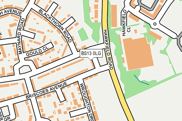 BS13 0LG map - OS OpenMap – Local (Ordnance Survey) BS13 0LG map - OS OpenMap – Local (Ordnance Survey)