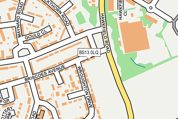 BS13 0LQ map - OS OpenMap – Local (Ordnance Survey) BS13 0LQ map - OS OpenMap – Local (Ordnance Survey)