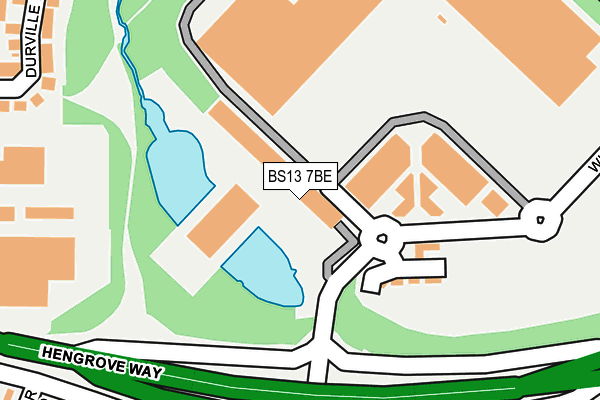 BS13 7BE map - OS OpenMap – Local (Ordnance Survey) BS13 7BE map - OS OpenMap – Local (Ordnance Survey)