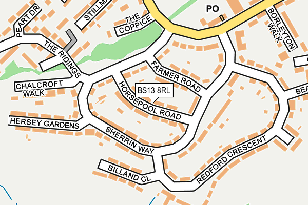 BS13 8RL map - OS OpenMap – Local (Ordnance Survey) BS13 8RL map - OS OpenMap – Local (Ordnance Survey)
