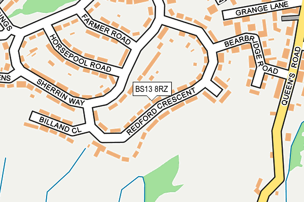 BS13 8RZ map - OS OpenMap – Local (Ordnance Survey) BS13 8RZ map - OS OpenMap – Local (Ordnance Survey)