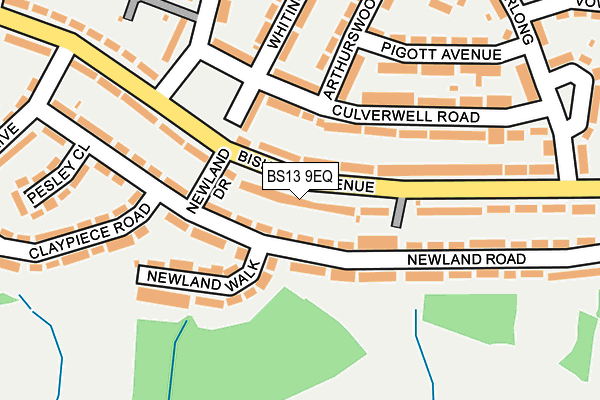 BS13 9EQ map - OS OpenMap – Local (Ordnance Survey) BS13 9EQ map - OS OpenMap – Local (Ordnance Survey)