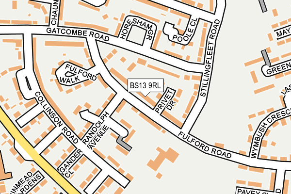 BS13 9RL map - OS OpenMap – Local (Ordnance Survey) BS13 9RL map - OS OpenMap – Local (Ordnance Survey)