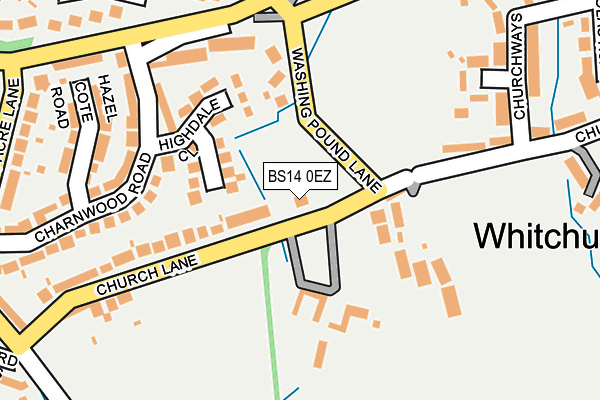 BS14 0EZ map - OS OpenMap – Local (Ordnance Survey) BS14 0EZ map - OS OpenMap – Local (Ordnance Survey)