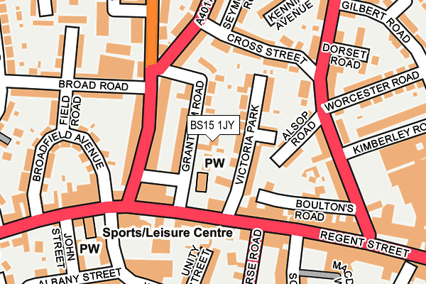 BS15 1JY map - OS OpenMap – Local (Ordnance Survey) BS15 1JY map - OS OpenMap – Local (Ordnance Survey)
