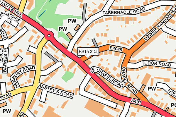 BS15 3DJ map - OS OpenMap – Local (Ordnance Survey) BS15 3DJ map - OS OpenMap – Local (Ordnance Survey)