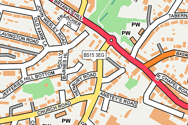 BS15 3EG map - OS OpenMap – Local (Ordnance Survey) BS15 3EG map - OS OpenMap – Local (Ordnance Survey)