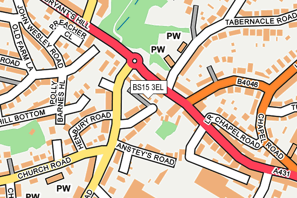 BS15 3EL map - OS OpenMap – Local (Ordnance Survey) BS15 3EL map - OS OpenMap – Local (Ordnance Survey)
