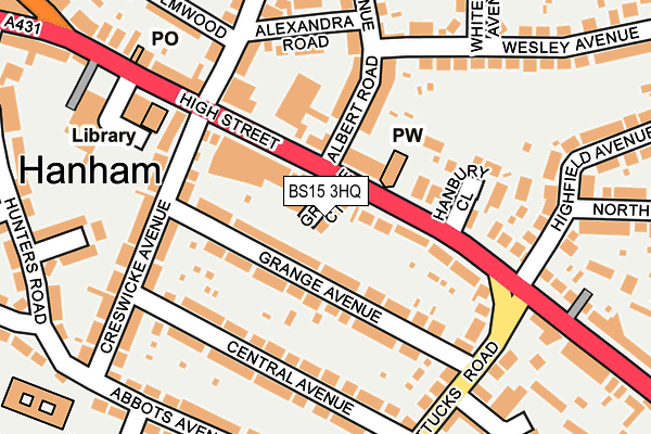 BS15 3HQ map - OS OpenMap – Local (Ordnance Survey) BS15 3HQ map - OS OpenMap – Local (Ordnance Survey)