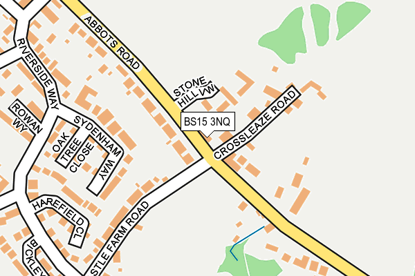 BS15 3NQ map - OS OpenMap – Local (Ordnance Survey) BS15 3NQ map - OS OpenMap – Local (Ordnance Survey)